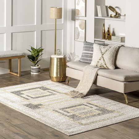 Nuloom Rey Transitional Geometric Area Rug 5ft x 8ft CFDR13A-508